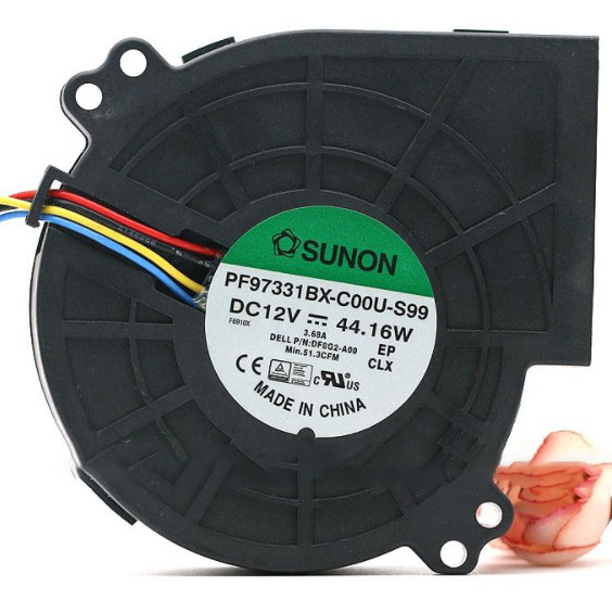 Original SUNON PF97331BX-C00U-S99 Cooling Fan DC 12V 44.16W 4wires PF97331BX-C00U-S99 Fans